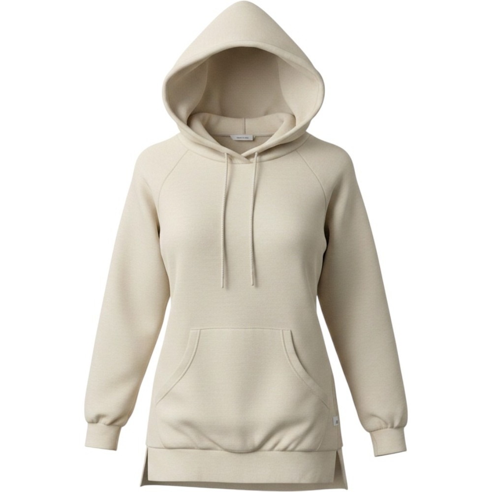 Avalanche Hoodie Womens Small Beige Oatmeal Pullover Sweatshirt Hiking Outdoor S